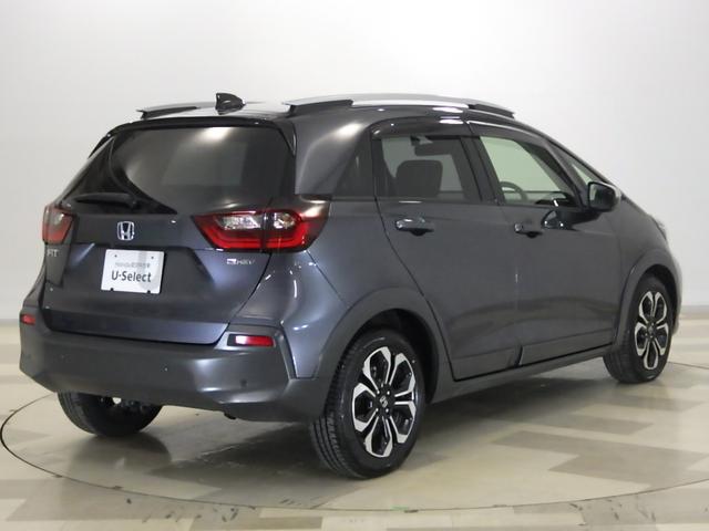 フィット e:HEVクロスター 禁煙1オーナー 前後ドラレコ ホンダセンシング インターナビ リアカメラ パーキングセンサー 渋滞追従 Bluetooth USB ドアバイザー ルーフレール サイドエアバッグ アルミホイール ETC(10枚目)