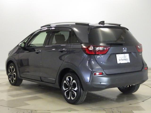 フィット e:HEVクロスター 禁煙1オーナー 前後ドラレコ ホンダセンシング インターナビ リアカメラ パーキングセンサー 渋滞追従 Bluetooth USB ドアバイザー ルーフレール サイドエアバッグ アルミホイール ETC(50枚目)