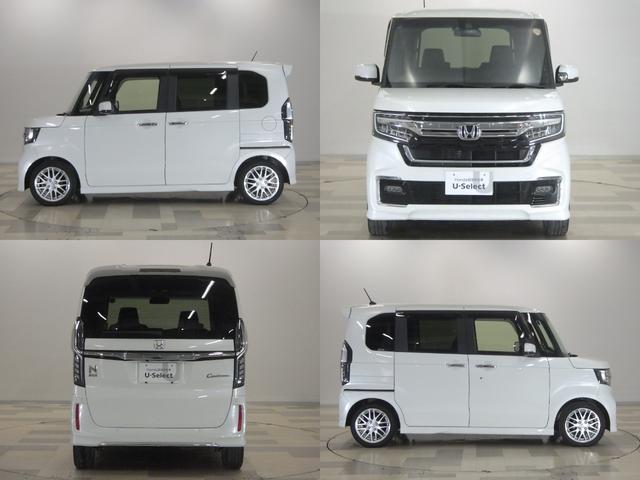 N-BOXカスタム Lターボ 禁煙1オーナー ホンダセンシング 大型8インチナビ AppleCarPlay パーキングセンサー 両電動スライドドア パドルシフト シートヒーター ドアバイザー リア席サンシェード コンビシート PS(4枚目)