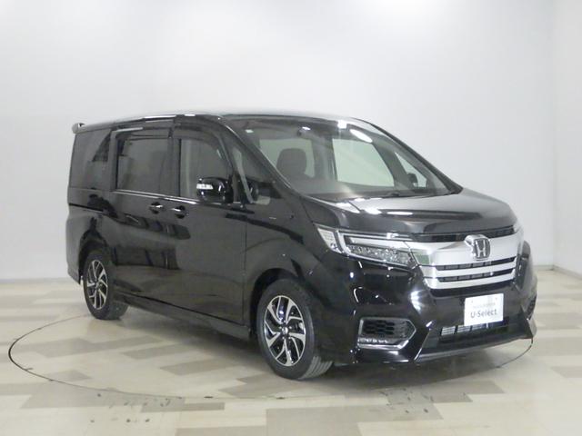 ステップワゴンスパーダ スパーダホンダセンシング　禁煙車　リア席モニター　大型１０インチナビ　ＡｐｐｌｅＣａｒＰｌａｙ　前後ドラレコ　両電動スライドドア　パドルシフト　ラゲッジオーガナイザーＢＯＸ　ドアバイザー　リア席サンシェード　ＥＴＣ２．０（2枚目）