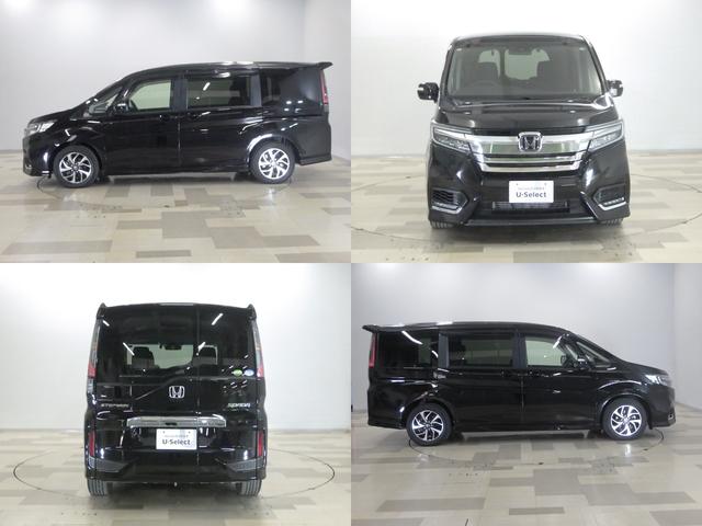ステップワゴンスパーダ スパーダホンダセンシング　禁煙車　リア席モニター　大型１０インチナビ　ＡｐｐｌｅＣａｒＰｌａｙ　前後ドラレコ　両電動スライドドア　パドルシフト　ラゲッジオーガナイザーＢＯＸ　ドアバイザー　リア席サンシェード　ＥＴＣ２．０（6枚目）