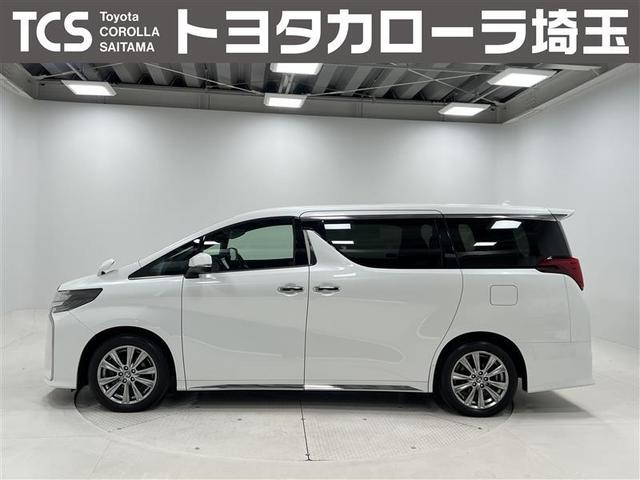 アルファード 2.5S タイプゴールドII ETC2.0 レーダークルーズコントロール TSS ICS TCナビキット付9インチディスプレイオーディオ フルセグTV USB LEDヘッドライト AC100V電源100W LTE 点検記録簿(4枚目)