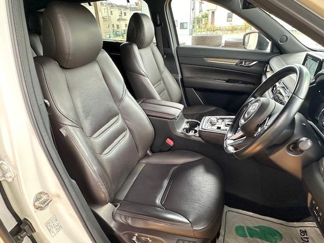 ＣＸ－８ ２５Ｔ　Ｌパッケージ　修復歴なし　禁煙車　全周囲モニタ　電動リアゲート　フリップダウンモニタ　ＡＷＤ　シートベンチレーション　レザーシート　衝突軽減ブレーキ　マツコネナビ　電動シート　純正ドラレコ　ＥＴＣ　パーキングセンサ（13枚目）