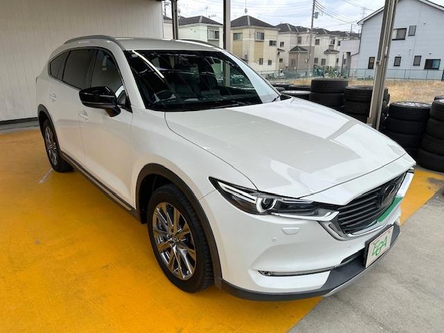 ＣＸ－８ ２５Ｔ　Ｌパッケージ　修復歴なし　禁煙車　全周囲モニタ　電動リアゲート　フリップダウンモニタ　ＡＷＤ　シートベンチレーション　レザーシート　衝突軽減ブレーキ　マツコネナビ　電動シート　純正ドラレコ　ＥＴＣ　パーキングセンサ（17枚目）