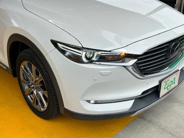 ＣＸ－８ ２５Ｔ　Ｌパッケージ　修復歴なし　禁煙車　全周囲モニタ　電動リアゲート　フリップダウンモニタ　ＡＷＤ　シートベンチレーション　レザーシート　衝突軽減ブレーキ　マツコネナビ　電動シート　純正ドラレコ　ＥＴＣ　パーキングセンサ（23枚目）