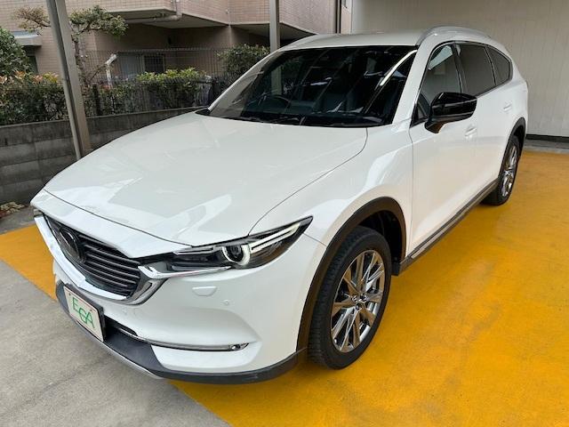 ＣＸ－８ ２５Ｔ　Ｌパッケージ　修復歴なし　禁煙車　全周囲モニタ　電動リアゲート　フリップダウンモニタ　ＡＷＤ　シートベンチレーション　レザーシート　衝突軽減ブレーキ　マツコネナビ　電動シート　純正ドラレコ　ＥＴＣ　パーキングセンサ（24枚目）