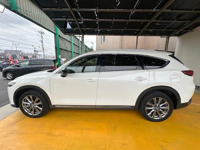 ＣＸ－８ ２５Ｔ　Ｌパッケージ　修復歴なし　禁煙車　全周囲モニタ　電動リアゲート　フリップダウンモニタ　ＡＷＤ　シートベンチレーション　レザーシート　衝突軽減ブレーキ　マツコネナビ　電動シート　純正ドラレコ　ＥＴＣ　パーキングセンサ（25枚目）