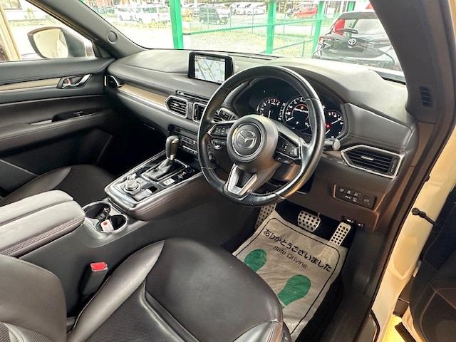 ＣＸ－８ ２５Ｔ　Ｌパッケージ　修復歴なし　禁煙車　全周囲モニタ　電動リアゲート　フリップダウンモニタ　ＡＷＤ　シートベンチレーション　レザーシート　衝突軽減ブレーキ　マツコネナビ　電動シート　純正ドラレコ　ＥＴＣ　パーキングセンサ（30枚目）