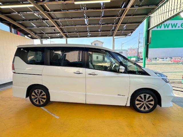 セレナ ハイウェイスターG 修復歴なし ワンオーナー 禁煙車 プロパイロット 両側自動ドア フリップダウンモニター 全周囲モニター エマージェンシーブレーキ 純正SDナビ ブルートゥース ETC レーンキープ パーキングアシスト(19枚目)