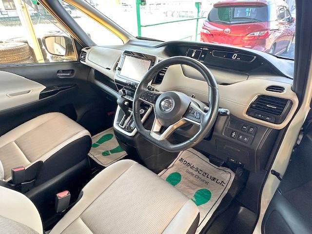 セレナ ハイウェイスターG 修復歴なし ワンオーナー 禁煙車 プロパイロット 両側自動ドア フリップダウンモニター 全周囲モニター エマージェンシーブレーキ 純正SDナビ ブルートゥース ETC レーンキープ パーキングアシスト(32枚目)