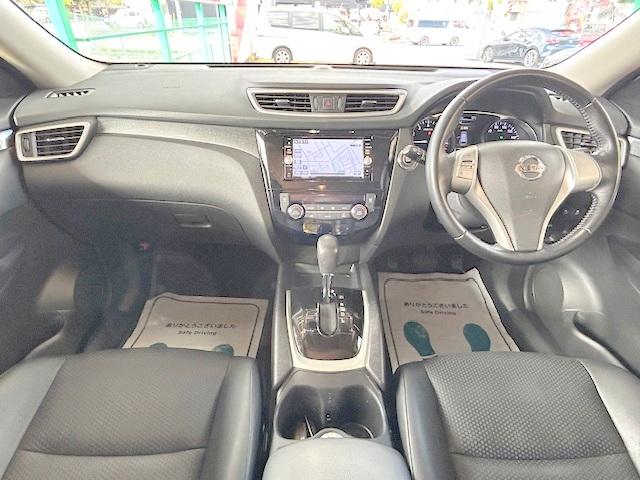 エクストレイル 20X ハイブリッド エマージェンシーブレーキP 修復歴なし 禁煙車 エマージェンシーブレーキ 純正SDナビ 4WD バックカメラ ブルートゥース ETC シートヒータ ダウンヒルアシスト LEDライト インテリキープッシュスタート フルセグ レザー(12枚目)