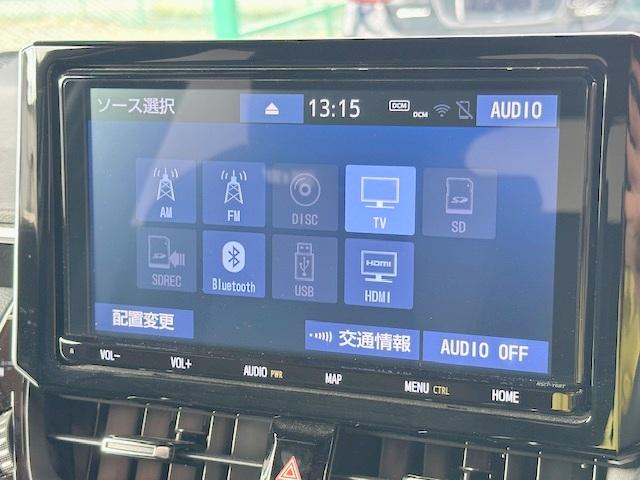 純正ＳＤナビ付き！ＤＶＤ再生、フルセグＴＶ、Ｂｌｕｅｔｏｏｔｈオーディオ、バックモニターと装備が充実しております！