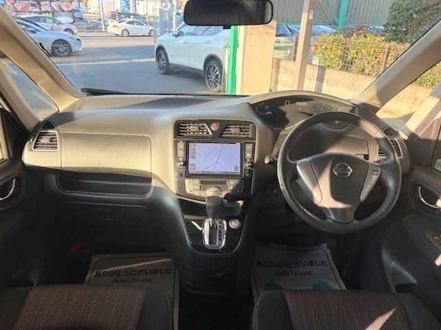 セレナ ハイウェイスター Vセレクション+セーフティ SHV 修復歴なし 禁煙車 純正SDナビ 衝突軽減ブレーキ 両側自動ドア バックカメラ ブルートゥース ETC インテリキー 車線逸脱警報 LEDライト フォグ 純正フルエアロ&16AW クルコン 横滑り防止(11枚目)