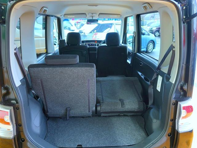 タント カスタムX 修復歴なし 社外CD/AUX接続 スマートキー 自動ドア オートエアコン 社外前後ドラレコ HID フォグ 純正フルエアロ &14AW(35枚目)