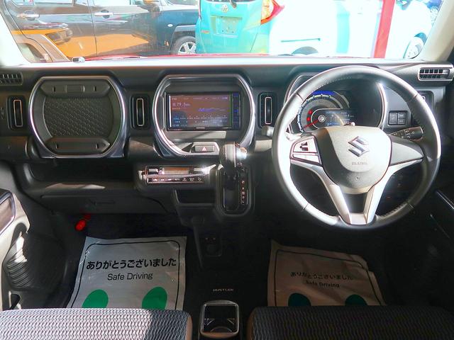 ハスラー Jスタイル 修復歴なし 純正SDナビ DVD/Bluetooth再生 バックカメラ 衝突軽減ブレーキ スマートキー ビルトインETC ルーフレール オートエアコン シートヒータ i-stop 純正15AW(43枚目)