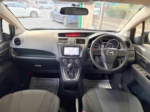 プレマシー 20C-スカイアクティブ 修復歴なし 禁煙車 純正メモリナビ Bluetooth バックカメラ オートスライドドア ETC 横滑り防止装置 キーレスエントリーキー フルセグTV DVD再生 CD アイドリングストップ(11枚目)