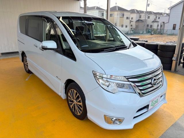 セレナ ハイウェイスターＳ－ＨＶアドバンスドセーフティパック　修復歴なし　禁煙車　ワンオーナー　エマージェンシーブレーキ　全周囲モニター　両側パワースライドドア　純正ＳＤナビ　ブルートゥース　フリップダウンモニター　ＥＴＣ　Ｗエアコン　フルセグ　ＤＶＤ再生　ＣＤ（16枚目）