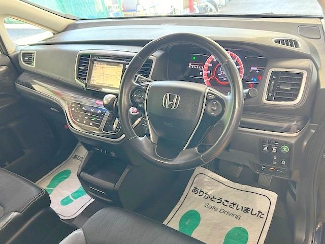 オデッセイ アブソルート 修復歴なし 禁煙車 純正メモリナビ 両側自動ドア Bluetooth バックカメラ スマートキー プッシュスタート LEDライト フォグ オートライト 純正18インチAW ミラーウインカー フルセグ(33枚目)