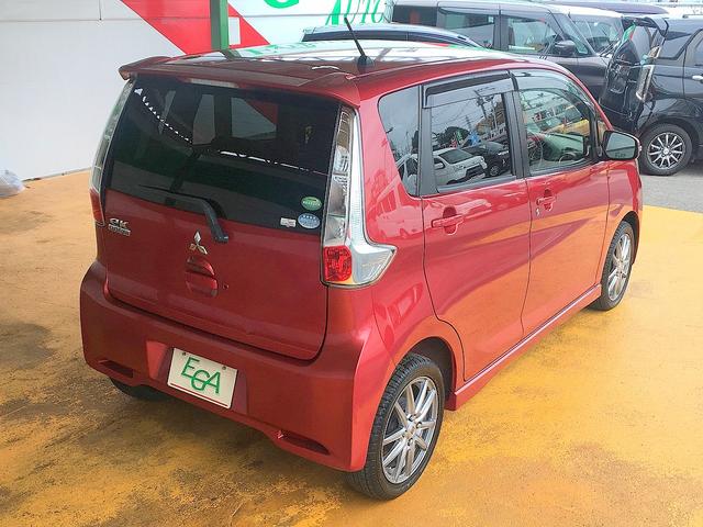 ｅＫカスタム Ｔ　修復歴なし　１オーナ　禁煙車　純正ＳＤナビ　ＣＤ／ＡＵＸ／ＵＳＢ再生　フルセグＴＶ　バックカメラ　ＥＴＣ　スマートキー　オートエアコン　ＨＩＤ　フォグ　純正フルエアロ＆社外１５ＡＷ（26枚目）