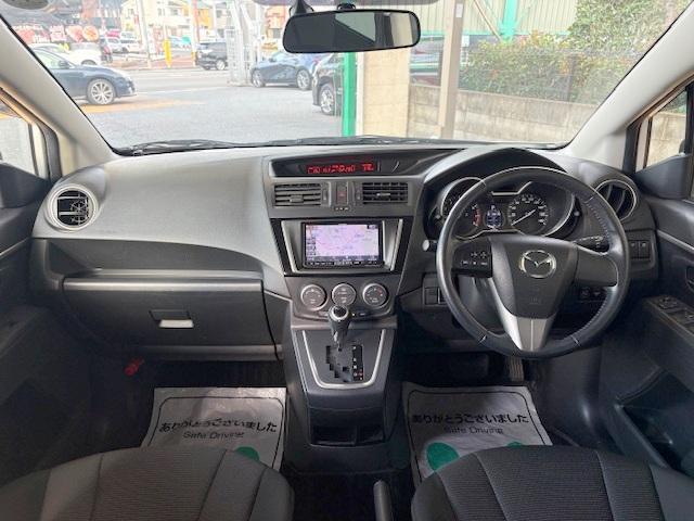 プレマシー ２０Ｓ－スカイアクティブ　修復歴なし　禁煙車　純正メモリナビ　両側パワースライドドア　バックカメラ　アドバンストキー　Ｂｌｕｅｔｏｏｔｈ　ＥＴＣ　プッシュスタート　純正１５インチアルミホイール　フルセグＴＶ　ＤＶＤ再生　ＣＤ（10枚目）