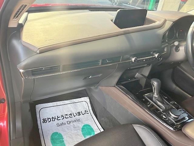 ＣＸ－３０ ２０Ｓ　Ｌパッケージ　修復歴なし　禁煙車　衝突軽減ブレーキ　ＡｐｐｌｅＣａｒＰｌａｙ／ＡｎｄｒｏｉｄＡＵＴＯ対応　全周囲モニター　純正ドライブレコーダー　レザーシート　電動シート　ディスプレイオーディオ　純正１８インチＡＷ（30枚目）