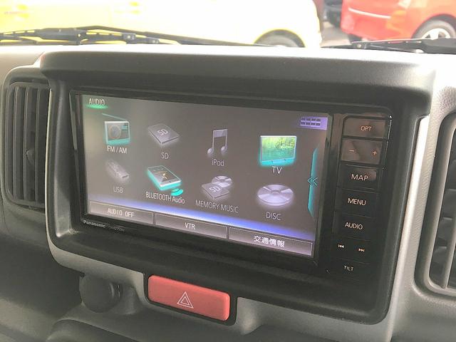 エブリイ ＰＡリミテッド　修復歴なし　１オーナ　純正ＳＤナビ　ＣＤ／ＤＶＤ／Ｂｌｕｅｔｏｏｔｈ再生　フルセグＴＶ　衝突軽減ブレーキ　ＥＴＣ２．０　キーレス　ルーフキャリア　電格ミラー　社外１２ＡＷ（2枚目）