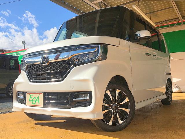 Ｎ－ＢＯＸカスタム Ｇ・Ｌホンダセンシング　修復歴なし　純正メモリナビ　ＣＤ／ＤＶＤ／Ｂｌｕｅｔｏｏｔｈ再生　フルセグＴＶ　ステアＳＷ　バックカメラ　スマートキー　両自動ドア　衝突軽減ブレーキ　ビルトインＥＴＣ　シートヒータ　ＬＥＤ　フォグ（32枚目）