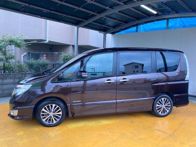 セレナ ハイウェイスター　Ｖセレクション＋セーフティ　ＳＨＶ　修復歴なし　後期型　禁煙車　自動衝突被害軽減ブレーキ　両側自動ドア　社外ＳＤナビ　全周囲モニタ　フリップダウンモニタ　後カメラ　フルセグ　Ｂｌｕｅｔｏｏｔｈ　レーンキープ　クルコン　プッシュスタート（21枚目）