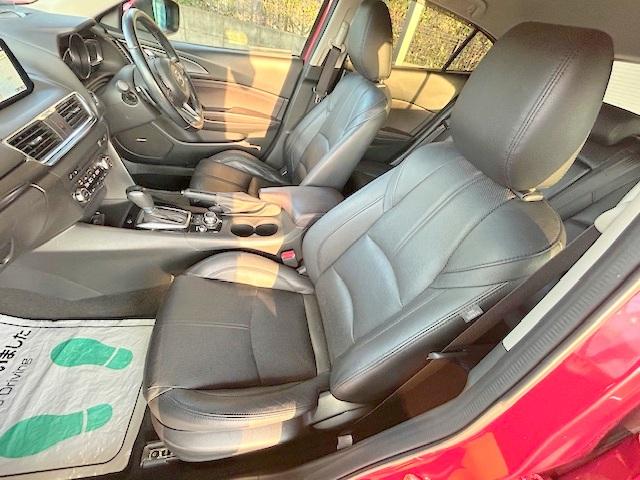 アクセラスポーツ １５ＸＤ　Ｌパッケージ　修復歴なし　禁煙車　純正ＳＤナビ　衝突軽減ブレーキ　バックカメラ　ブルートゥース　車線逸脱警報　ＢＳＭ　レザーシート　パワーシート　アドバンストキー　ＥＴＣ　コーナーセンサー　ハンドル＆シートヒーター（33枚目）