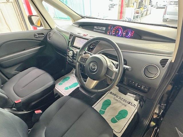 ビアンテ グランツ－スカイアクティブ　修復歴なし　純正メモリナビ　両側自動ドア　ブルートゥース　ＥＴＣ　フルセグＴＶ　フリップダウンモニタ　アドバンストキー　ＨＩＤ　フォグ　純正フルエアロ＆１６ＡＷ　パドルシフト　革巻ステア　横滑防止装置（9枚目）