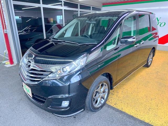 ビアンテ グランツ－スカイアクティブ　修復歴なし　純正メモリナビ　両側自動ドア　ブルートゥース　ＥＴＣ　フルセグＴＶ　フリップダウンモニタ　アドバンストキー　ＨＩＤ　フォグ　純正フルエアロ＆１６ＡＷ　パドルシフト　革巻ステア　横滑防止装置（21枚目）