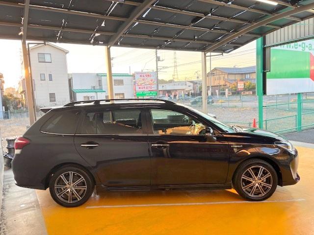 カローラフィールダー ハイブリッドG ダブルバイビー 修復歴なし 禁煙車 純正SDナビ 衝突軽減ブレーキ バックカメラ Bluetooth 車線逸脱警報 ETC2.0 ハーフレザーシート オートマチックハイビーム シートヒーター 革巻ステア スマートキー(15枚目)