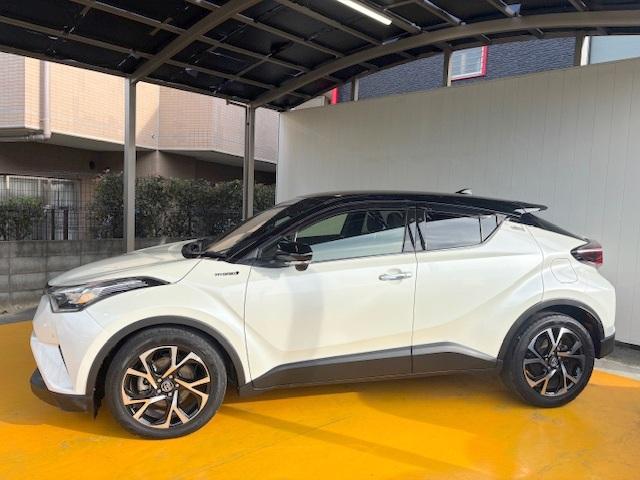 C-HR G LEDエディション 修復歴なし 禁煙車 純正SDナビ 衝突軽減ブレーキ バックカメラ ブルートゥース 半革シート ブラインドスポットモニター ETC2.0 コーナーセンサー 車線逸脱警報 オートハイビーム シートヒーター(17枚目)