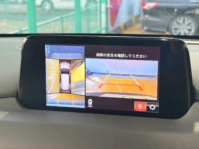 ＣＸ－８ ２５Ｓ　Ｌパッケージ　禁煙車　衝突軽減ブレーキ　７人乗り　白レザーシート　全周囲カメラ　ＢＯＳＥスピーカー　マツダコネクトナビ　シートヒーター　シートベンチレーション　電動リアゲート（7枚目）