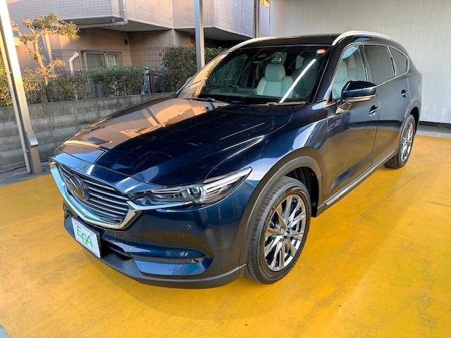 ＣＸ－８ ２５Ｓ　Ｌパッケージ　禁煙車　衝突軽減ブレーキ　７人乗り　白レザーシート　全周囲カメラ　ＢＯＳＥスピーカー　マツダコネクトナビ　シートヒーター　シートベンチレーション　電動リアゲート（18枚目）