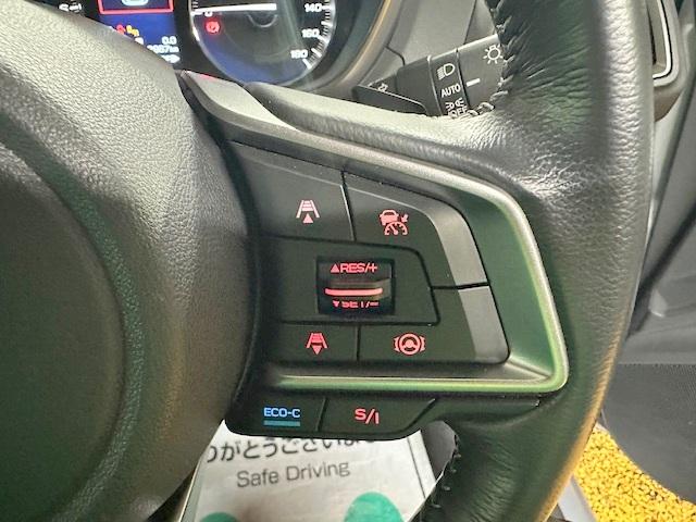 インプレッサスポーツ ２．０ｅ－Ｌアイサイト　走行２９６０ｋｍ　禁煙車　純正メモリーナビ　アイサイトＶｅｒ３　バックカメラ　パドルシフト　ＥＴＣ　プッシュスタート　アダプティブクルーズコントロール　ＢＳＭ（19枚目）