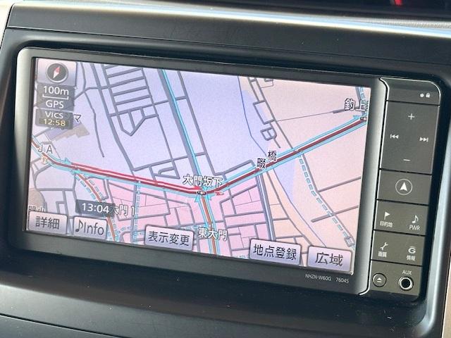 ヴォクシー ZS 禁煙車 純正HDDナビ 両側パワースライドドア Bluetooth バックカメラ ETC スマートキー パドルシフト MTモード付AT フルセグTV DVD再生 CD(2枚目)