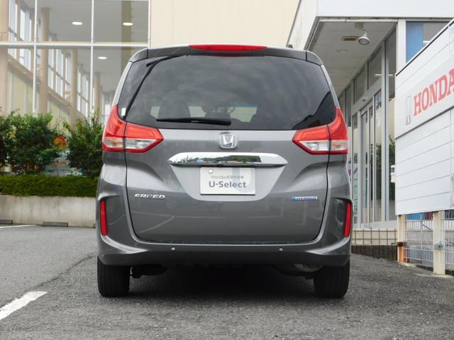 フリードハイブリッド ハイブリッド・Ｇホンダセンシング　ギャザナビ　後カメラ　Ｗ電動　１オナ　ドラレコ前後　ＬＥＤ　サイドカーテンエアバッグ　ＥＴＣ　後方誤発進　シートヒーター　盗難防止　革巻ステア　ドアバイザー　フルセグＴＶ　Ｂｌｕｅｔｏｏｔｈ　ＵＳＢ（8枚目）