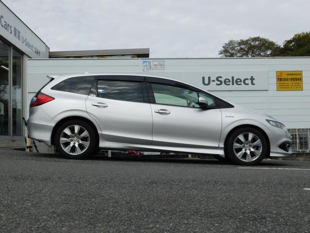 ジェイド ハイブリッドX SENSING 純ナビ 純ナビ 1オナ LEDライト フォグ ETC 革巻ステア 純正ドラレコ ドアバイザー オートリトラミラー 盗難防止 ラゲッジトレイ ワンセグTV Bluetooth接続 禁煙(6枚目)