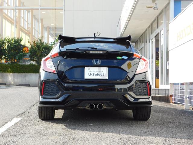 シビック ハッチバック　ホンダセンシング　純ドラレコ前　パワーシート　シートヒーター　ＥＴＣ　革巻ステア　ＬＥＤ　フォグ　パドル　サイドカーテンエアバッグ　イモビライザー　セキュリティアラーム　ＢＴ接続　禁煙　ワンオーナー（8枚目）