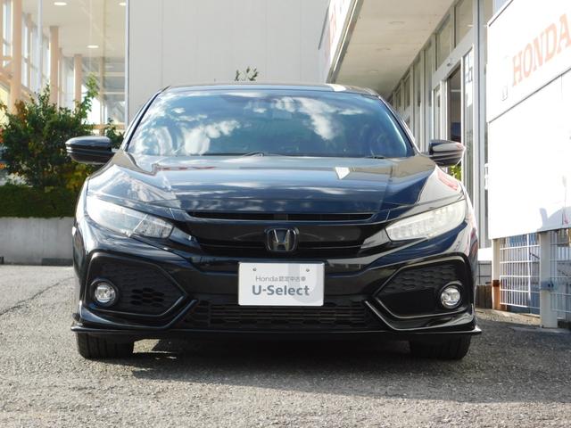 シビック ハッチバック　ホンダセンシング　純ドラレコ前　パワーシート　シートヒーター　ＥＴＣ　革巻ステア　ＬＥＤ　フォグ　パドル　サイドカーテンエアバッグ　イモビライザー　セキュリティアラーム　ＢＴ接続　禁煙　ワンオーナー（9枚目）