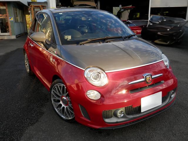 アバルト595 コンペティツィオーネ コンペティツィオーネ・レザーシート・社外マフラー・社外ナビ/TV・ETC・HIDヘッドライト(2枚目)
