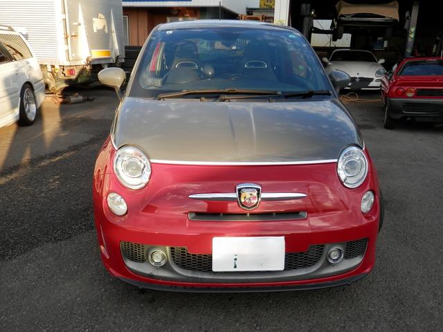 アバルト595 コンペティツィオーネ コンペティツィオーネ・レザーシート・社外マフラー・社外ナビ/TV・ETC・HIDヘッドライト(3枚目)