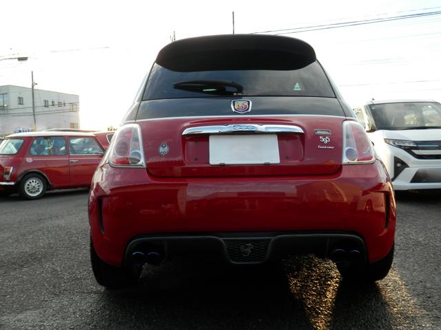 アバルト595 コンペティツィオーネ コンペティツィオーネ・レザーシート・社外マフラー・社外ナビ/TV・ETC・HIDヘッドライト(6枚目)