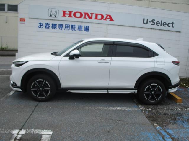 ヴェゼル Ｇ　禁煙１オーナー　オプションフロントグリル　ホンダコネクトナビ９インチ　ホンダセンシング　前後ドライブレコーダー　リモコンエンジンスターター　ＥＴＣ　バックカメラ　純正１６インチＡＷ　ドアバイザー（4枚目）