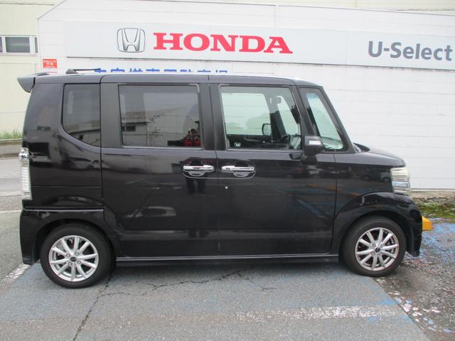 N-BOXカスタム G・ターボパッケージ 純正ナビ フルセグTV CD DVD バックカメラ ETC 両側電動スライドドア スマートキー HIDヘッドライト フォグライト 無限マフラー 社外14インチアルミ クルーズコントロール バツクカメラ(6枚目)