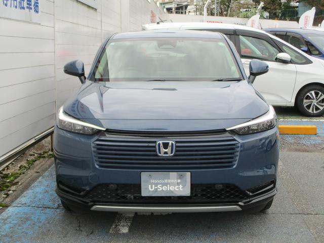 ヴェゼル e:HEVZ 当社デモカー 純正9インチコネクトナビ フルセグTV マルチカメラ BSI ステアリングヒーター ETC フォグライト 衝突軽減ブレーキ サイドカーテンエアバック ワイヤレス充電 1オナ スマキ 禁煙(2枚目)