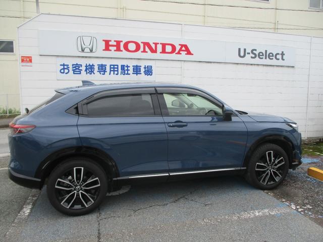 ヴェゼル e:HEVZ 当社デモカー 純正9インチコネクトナビ フルセグTV マルチカメラ BSI ステアリングヒーター ETC フォグライト 衝突軽減ブレーキ サイドカーテンエアバック ワイヤレス充電 1オナ スマキ 禁煙(6枚目)