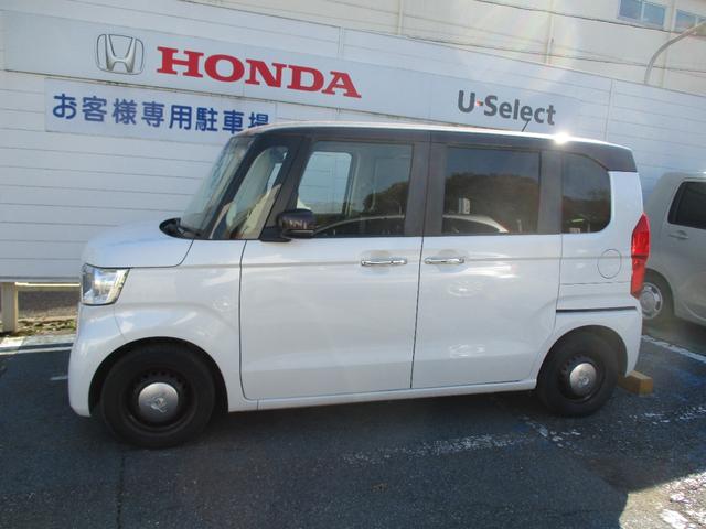 N-BOX L 純正8インチナビ フルセグ CD DVD リヤカメラ 禁煙 ワンオーナー 両側電動スライドドア シートヒーター 電子パーキング ブレーキホールド リヤサンシェード 衝突回避支援ブレーキ I-STOP(3枚目)