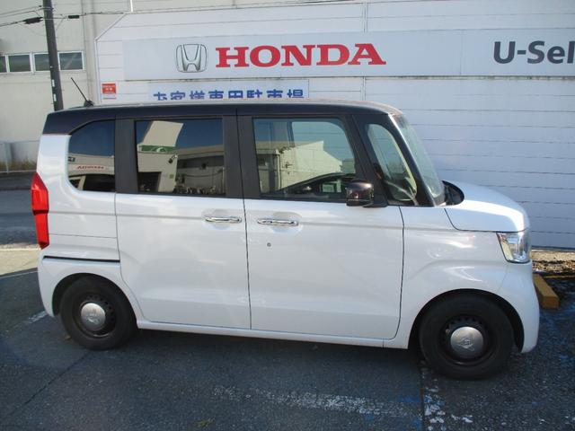 N-BOX L 純正8インチナビ フルセグ CD DVD リヤカメラ 禁煙 ワンオーナー 両側電動スライドドア シートヒーター 電子パーキング ブレーキホールド リヤサンシェード 衝突回避支援ブレーキ I-STOP(4枚目)